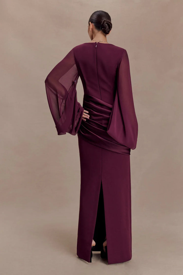Robe Cape Drapée