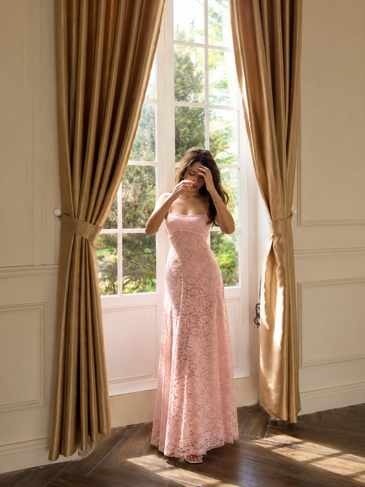Robe Longue en Dentelle
