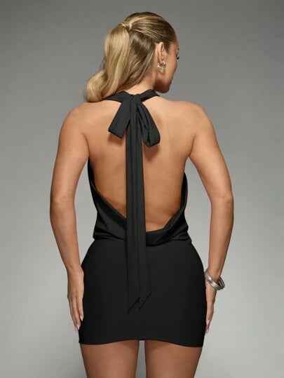 Noira Halter Mini Dress