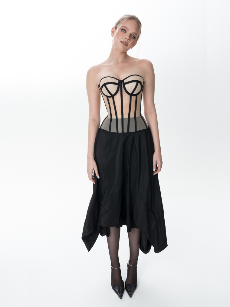 Corset à Lacets Élégant