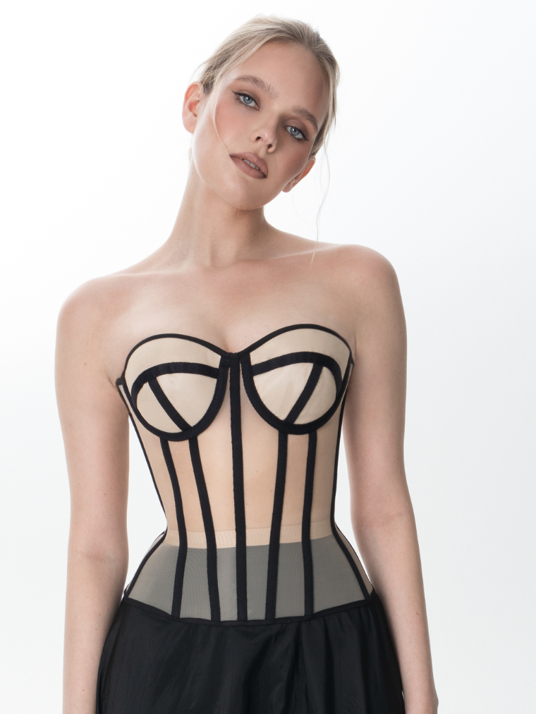 Corset à Lacets Élégant