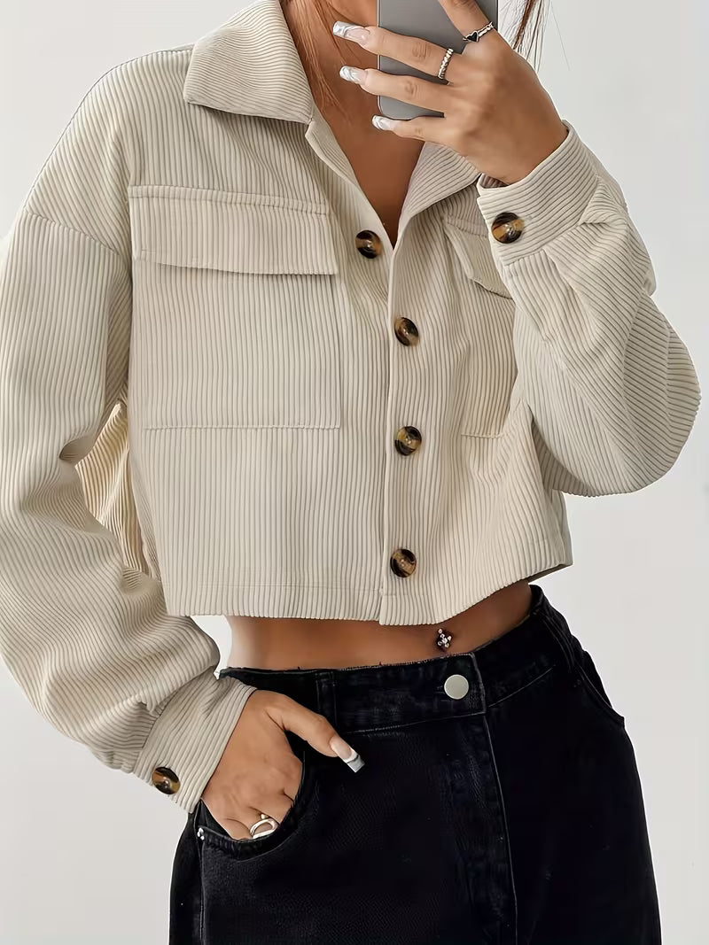 Elegante Knopfjacke