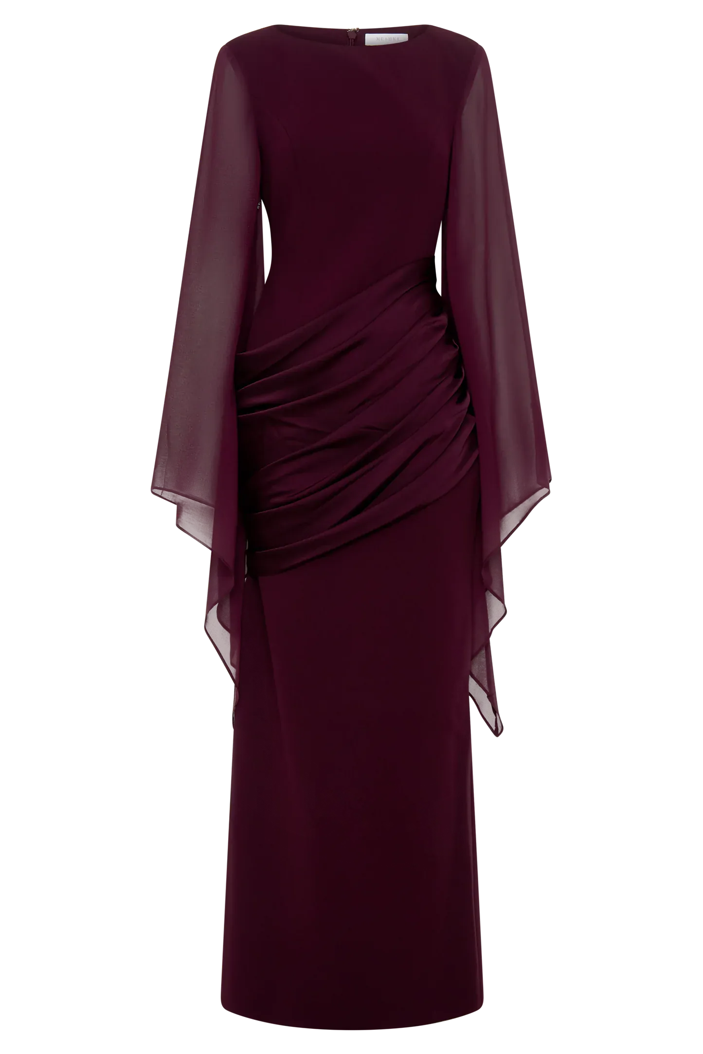 Draped Cape Dress