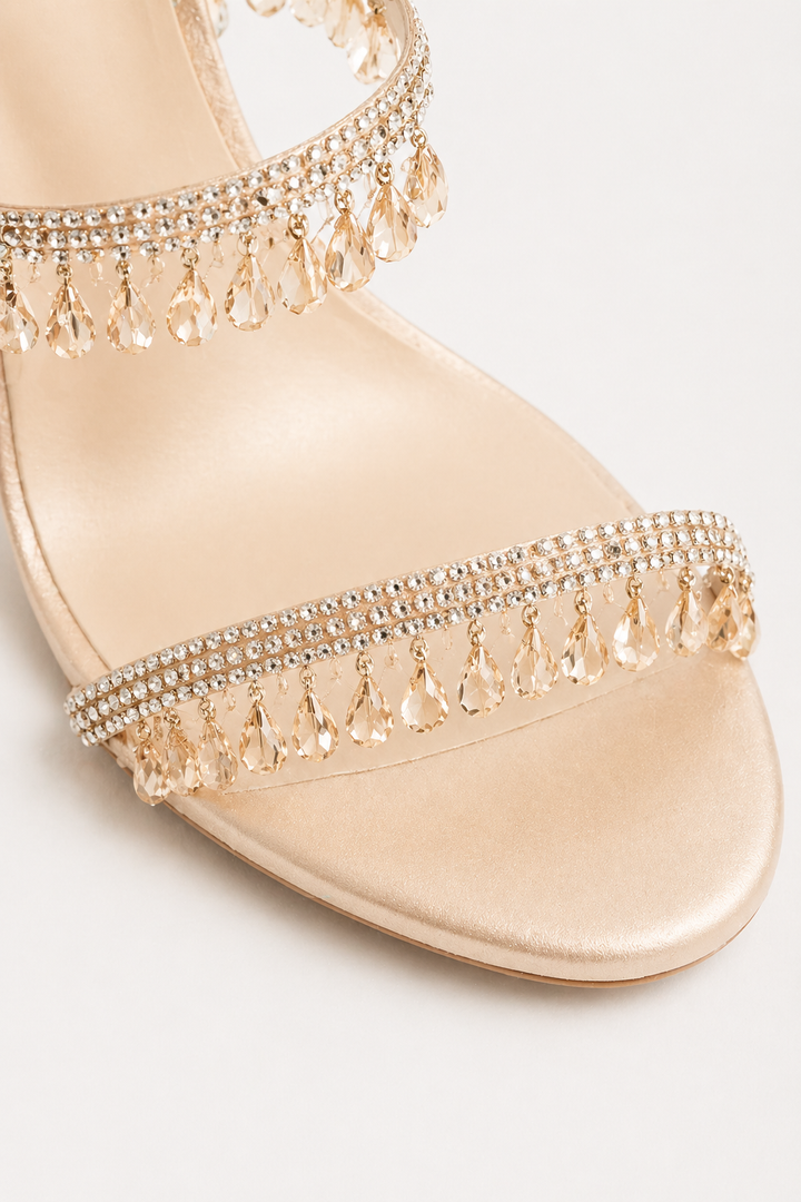 Crystal Cascade Heels