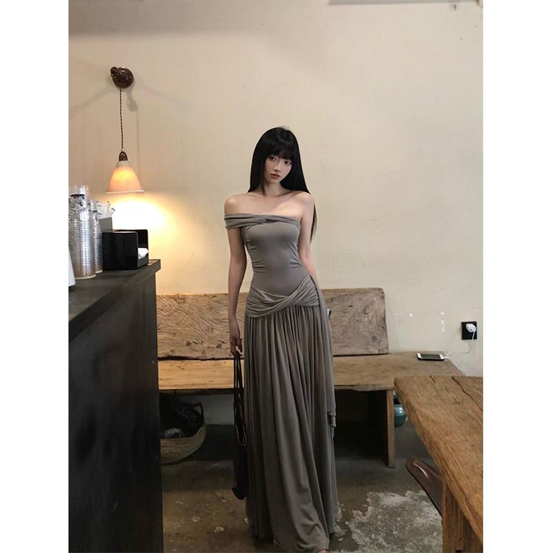 Aurielle Drapiertes Maxikleid