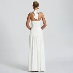 Drapiertes Maxikleid