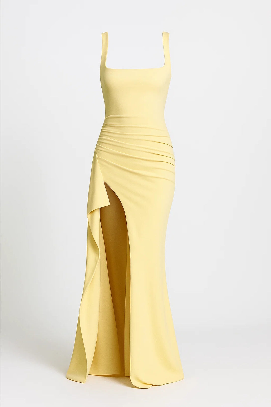  Elegantes Maxi-Kleid mit Schlitz