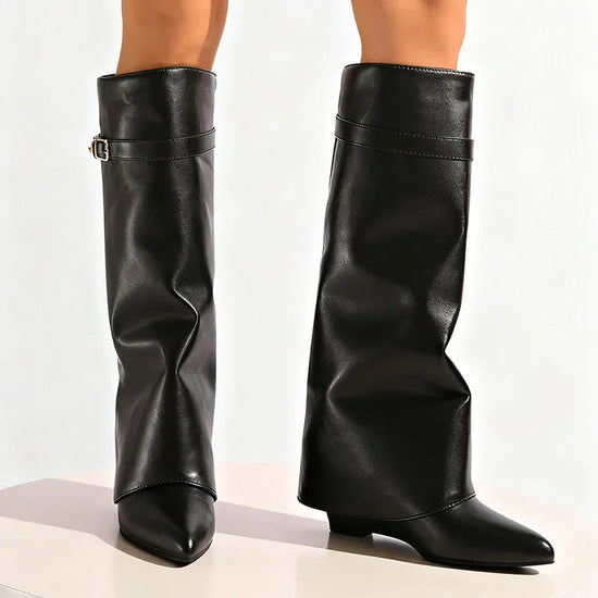 Statement-Kniestiefel