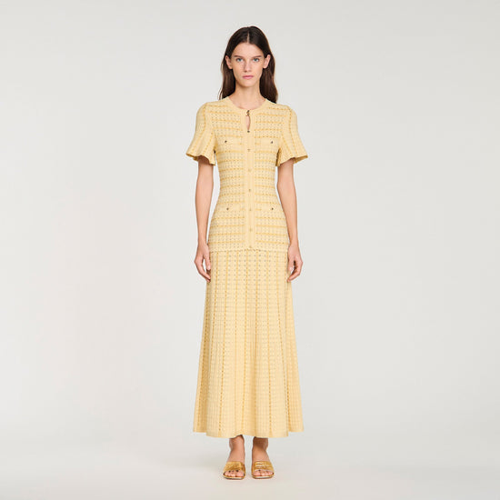 Robe Maxi en Dentelle Éthérée