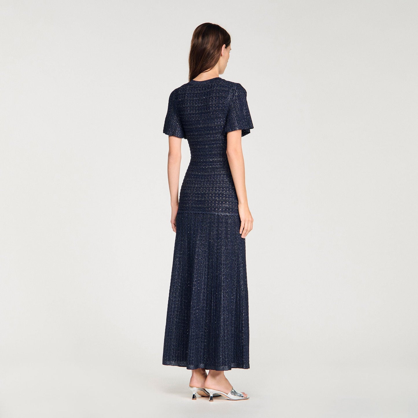 Robe Maxi en Dentelle Éthérée