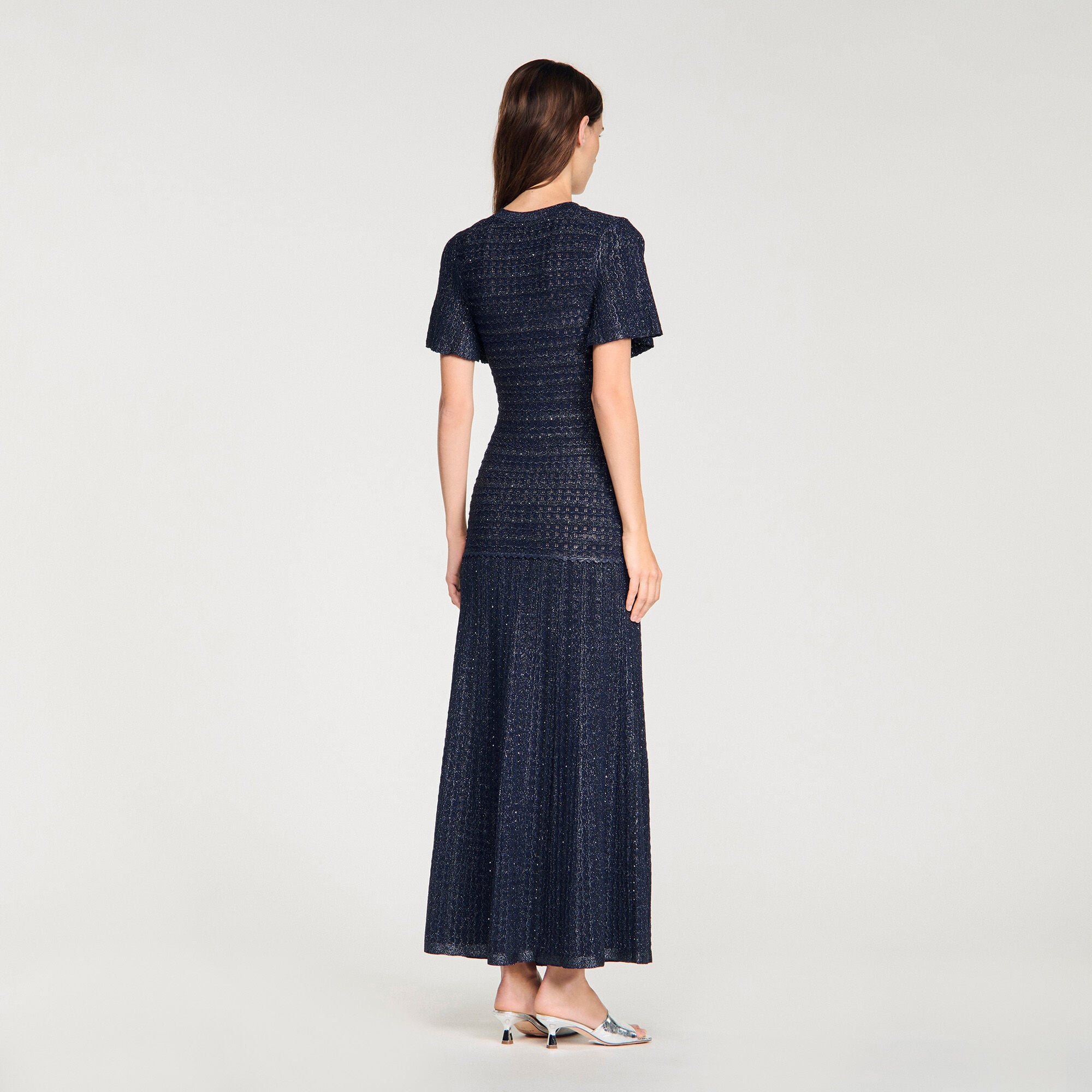 Robe Maxi en Dentelle Éthérée