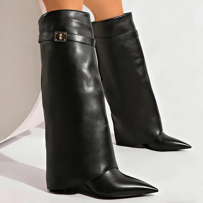 Statement-Kniestiefel