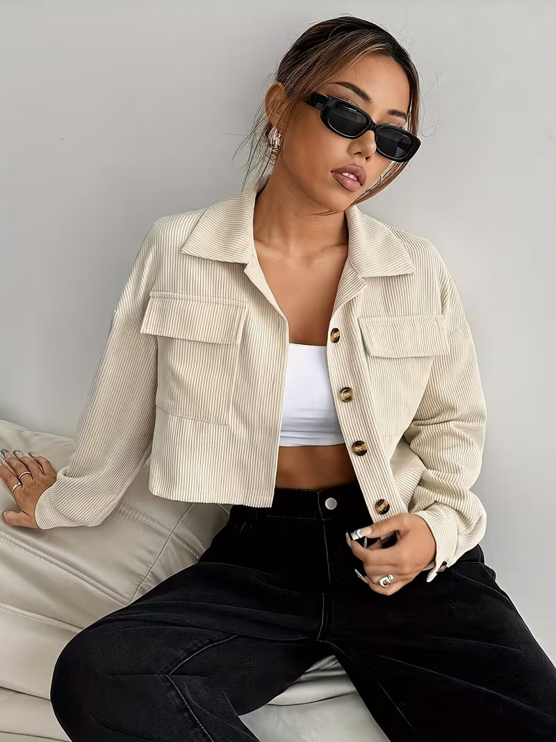 Elegante Knopfjacke