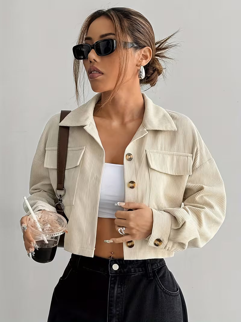 Elegante Knopfjacke