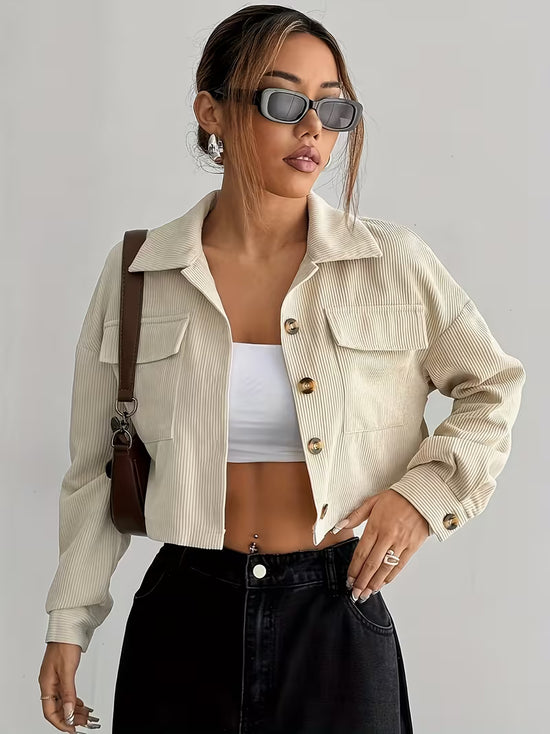 Elegante Knopfjacke