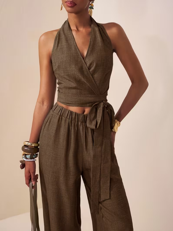 Wrap Halter Top